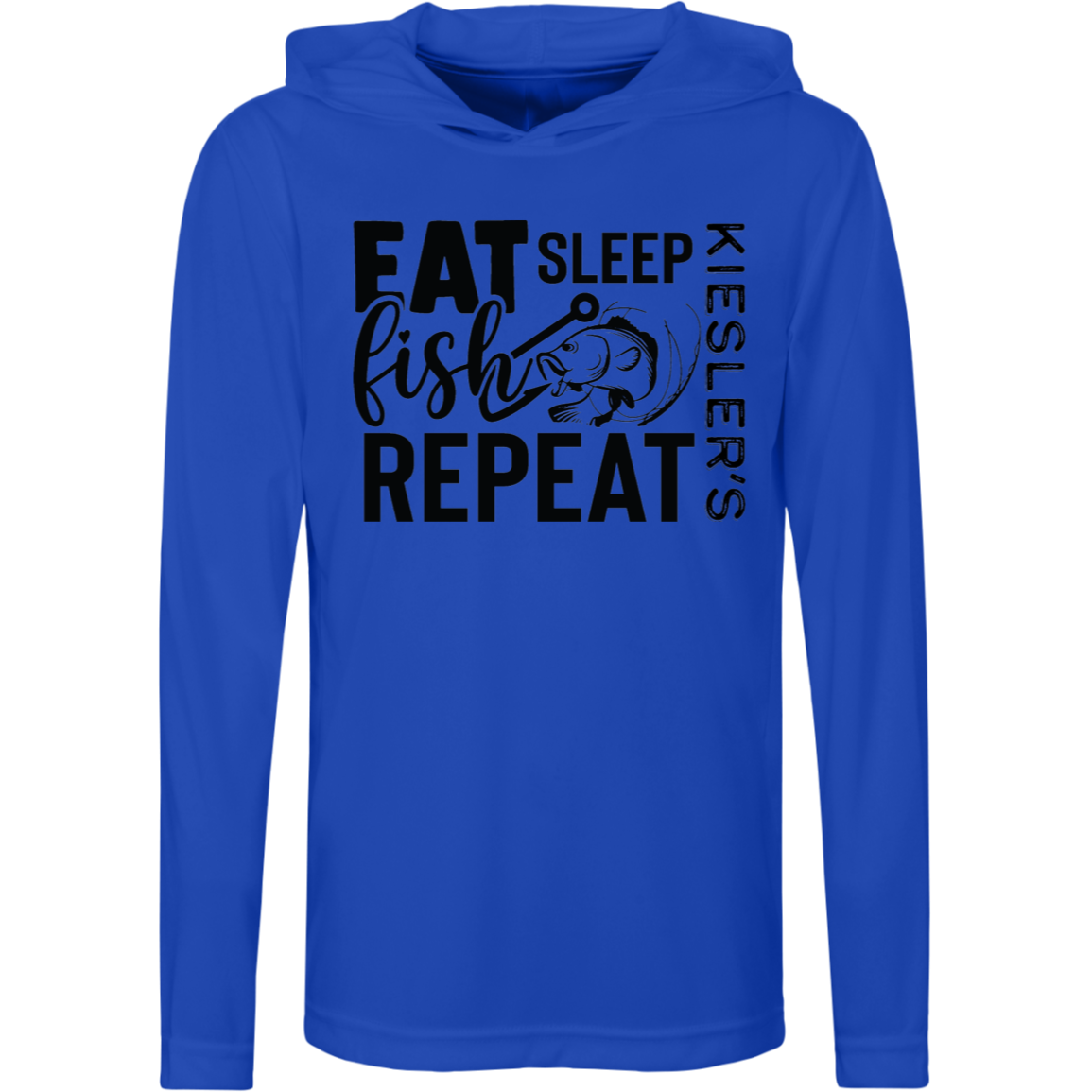 YOUTH Eat Sleep Fish Repeat Hooded Tee – Kiesler’s Campers