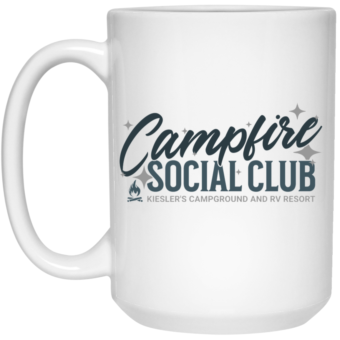 Campfire Social Club Mug – 11 oz & 15 oz Ceramic Kiesler’s Souvenir