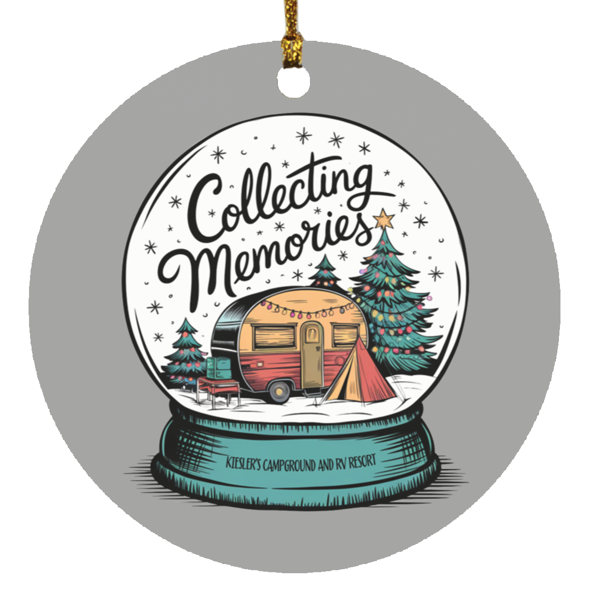 Kiesler's Collecting Memories Camper Snow Globe Ornament