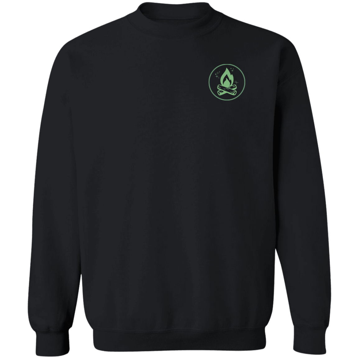 In My Camping Era Crewneck Sweatshirt – Green Camping Design