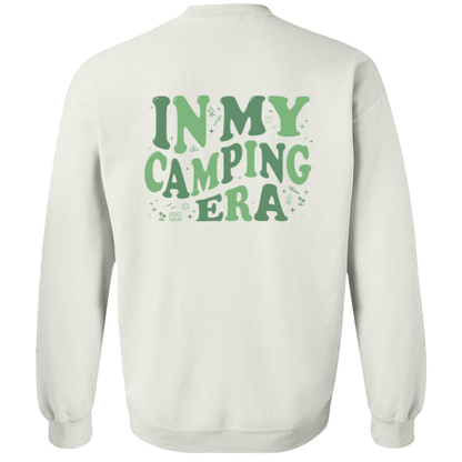 In My Camping Era Crewneck Sweatshirt – Green Camping Design