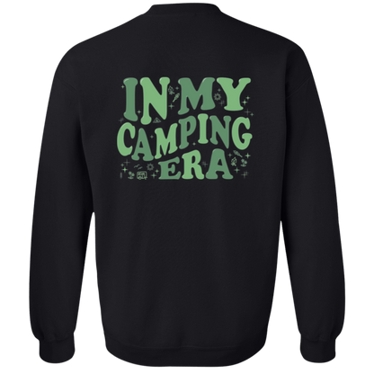 In My Camping Era Crewneck Sweatshirt – Green Camping Design