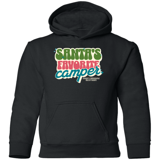 Santa's Favorite Camper Youth Hoodie