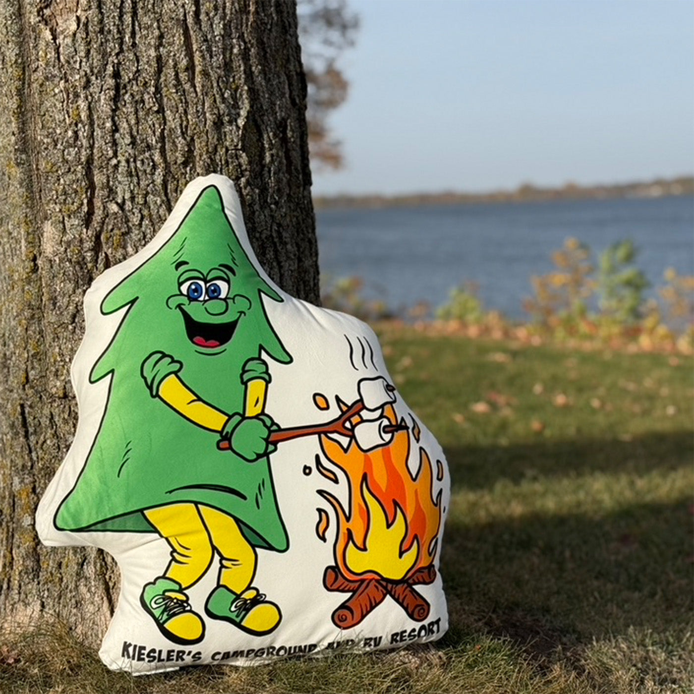 KC Campfire Pillow - Kiesler's Mascot