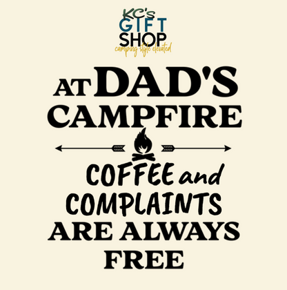 At Dad’s Campfire Tumbler – Custom Laser Engraved 20oz Polar Camel Drinkware