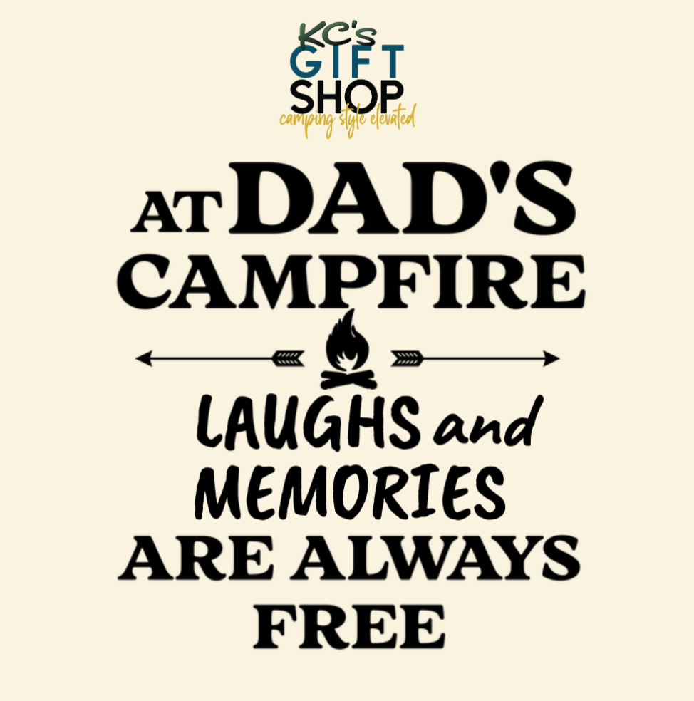 At Dad’s Campfire Tumbler – Custom Laser Engraved 20oz Polar Camel Drinkware