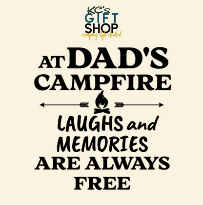 At Dad’s Campfire Tumbler – Custom Laser Engraved 20oz Polar Camel Drinkware