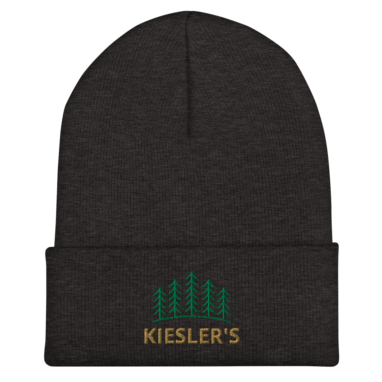 Kiesler's Cuffed Beanie with Tree Design – Stylish and Warm Winter Hat